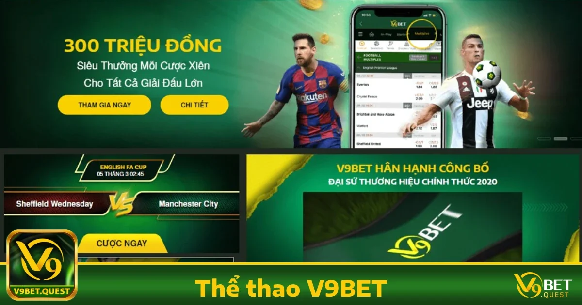 Tại sao nên chọn Thể thao V9BET?