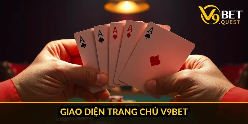 Cách chơi Liêng V9bet - Luật bài, cách tính điểm và chiến thuật 2026 3 Giao diện bàn Liêng V9bet với pot và nút cược