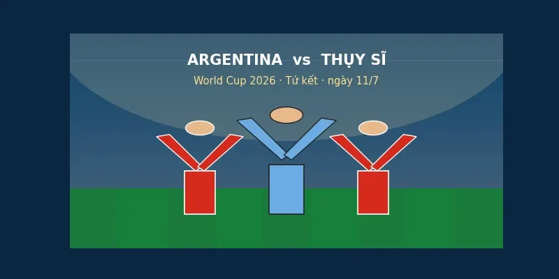 Nhận định trận đấu Argentina vs Thụy Sĩ